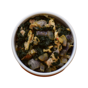 Chicken in spinach sauce